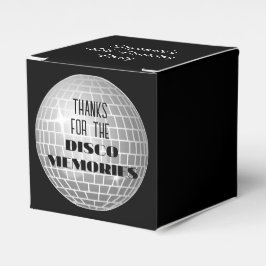 Bedankt voor Disco Memories Birthday Bachelorette Bedankdoosjes