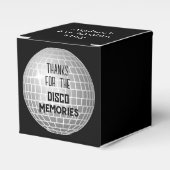 Bedankt voor Disco Memories Retro Birthday Bedankdoosjes (Voorkant Zijde)