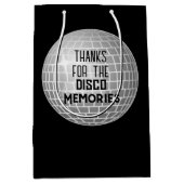 Bedankt voor Disco Memories Retro Birthday Medium Cadeauzakje (Voorkant)