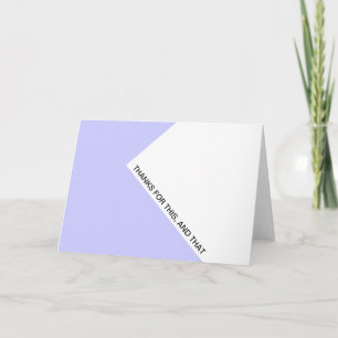 Bedankt voor dit en dat