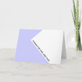 Bedankt voor dit en dat