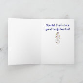 Bedankt voor een banjo docent (Binnen)