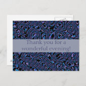 Bedankt voor een geweldige avond! briefkaart (Voorkant / Achterkant)