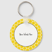 bedankt voor een geweldige bijengeschenk, Button Sleutelhanger (Achterkant)