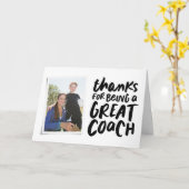 Bedankt voor een geweldige coach bedankt voor je f kaart (Gele Bloem)