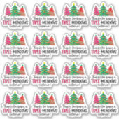 Bedankt voor een geweldige kerstdag voor klanten sticker (Voorkant)