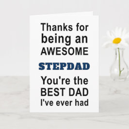 Bedankt voor een Geweldige vader Kaart