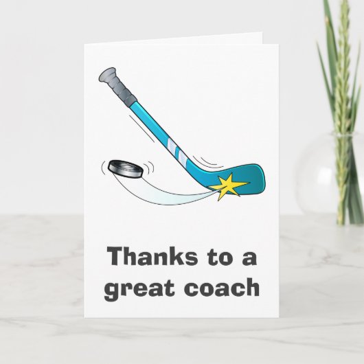Bedankt voor een Hockey Coach (Voorkant)