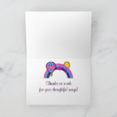 Bedankt voor een nummer één zorgverlener (Binnen)