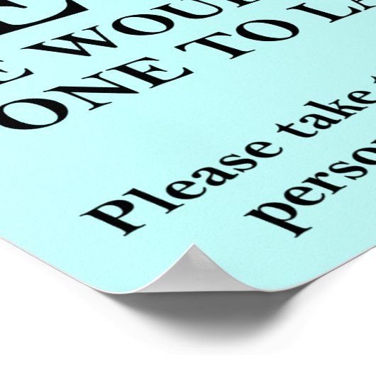 Bedankt voor een stoute persoon die funny Poster S (Hoek)