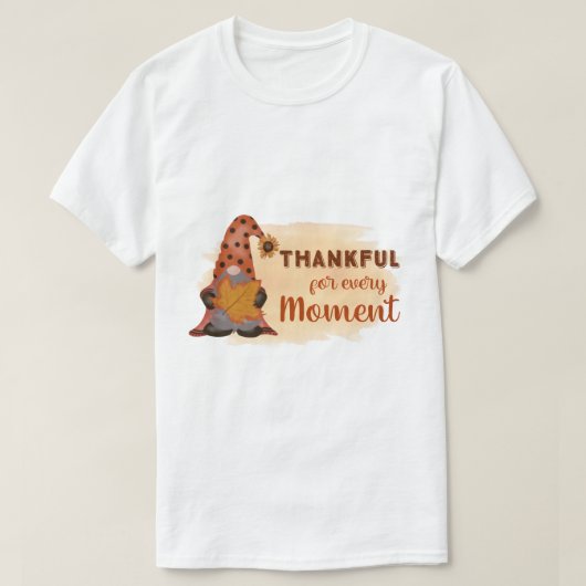 Bedankt voor elk moment t-shirt (Design voorkant)