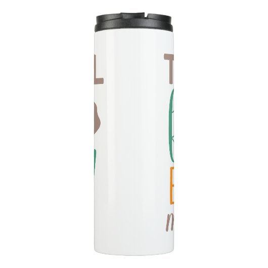 Bedankt voor elk moment thermosbeker (Achterkant)