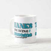 Bedankt voor Geweldige zijn Koffiemok (Voorkant links)