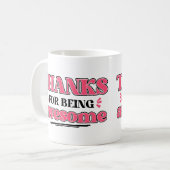 Bedankt voor Geweldige zijn Koffiemok (Voorkant links)
