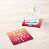 Bedankt voor Geweldige zijn! Wereld Compliment Day Kartonnen Onderzetters (Insitu)