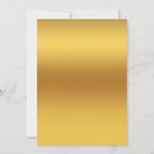 Bedankt voor gouden typografie, goud en zwart (Achterkant)
