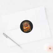 Bedankt voor Grateful Blessed Happy Thanksgiving T Ronde Sticker (Envelop)