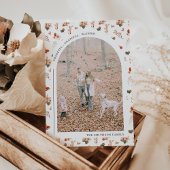 Bedankt voor Grateful Blessed Thanksgiving Fotokaa Feestdagenkaart