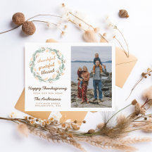 Bedankt voor Grateful Blessed Thanksgiving Moving