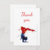 Bedankt voor Gymnastiek Hulp voor vrijwilligers en (Voorkant / Achterkant)