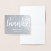 Bedankt voor handschriftelijke tekenstijl Lettertyp Folie Kaarten (Display)