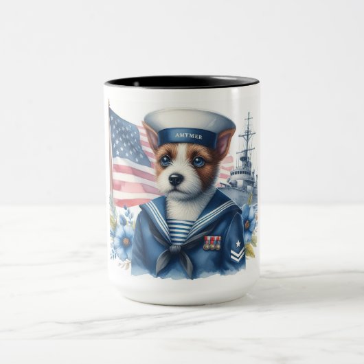 Bedankt voor het Amerikaanse leger Mok (Midden)