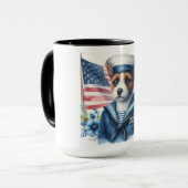 Bedankt voor het Amerikaanse leger Mok (Voorkant links)