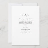 Bedankt voor het Baby shower van de moderne vertic (Achterkant)