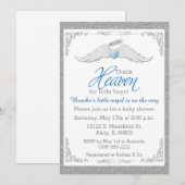 Bedankt voor het Baby shower van Little Boys Kaart (Voorkant / Achterkant)