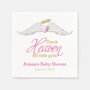 Bedankt voor het Baby shower van Little Girls Napk Servetten