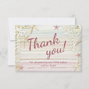 Bedankt voor het Baby shower van Tropische Beach S
