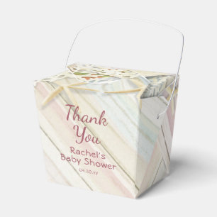Bedankt voor het Baby shower van Tropische Beach S Bedankdoosjes