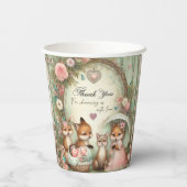 Bedankt voor het baby showers van papieren bekers (Achterkant)