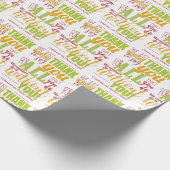 Bedankt voor het Bedankt Typografie Cadeaupapier (Hoek)