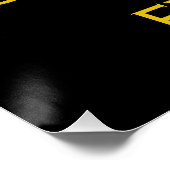 Bedankt voor het bedrijfsteam perfect poster (Hoek)