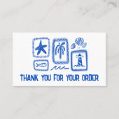 Bedankt voor het bestellen van Social Icon QR Code Visitekaartje (Voorkant)