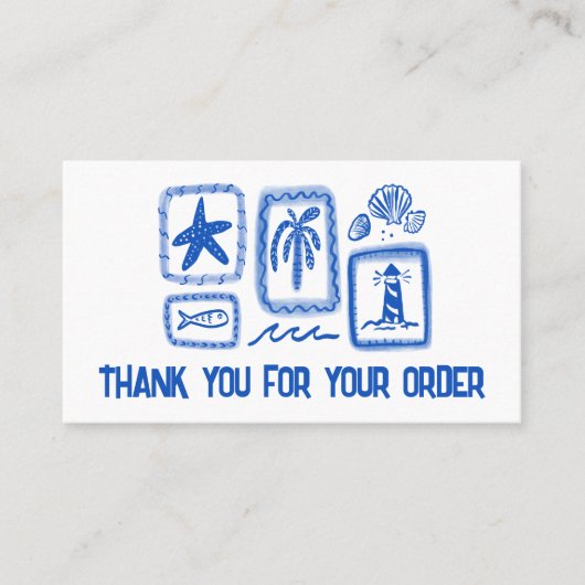 Bedankt voor het bestellen van Social Icon QR Code Visitekaartje (Voorkant)