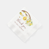 Bedankt voor het bijen hier Napkins Servet (Hoek)