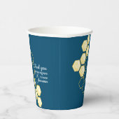 Bedankt voor het bijen hier papieren beker (Rechts)