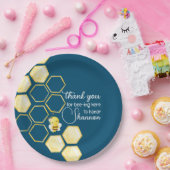 Bedankt voor het bijen hier papieren Bord (Feest)
