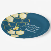 Bedankt voor het bijen hier papieren Bord (Gekanteld)