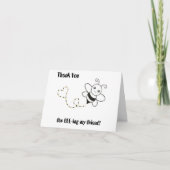 Bedankt voor het bijen van mijn vriend. (Voorkant)