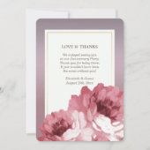 Bedankt voor het bijwonen van Jubileum Party Kaart (Voorkant)