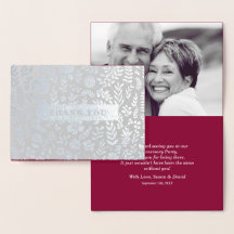 Bedankt voor het bijwonen van Jubileum Party Kaart