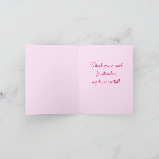 Bedankt voor het bijwonen van mijn dansoverweging! (Binnen)