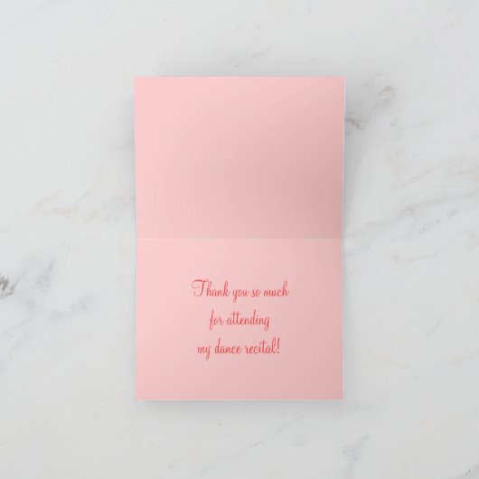 Bedankt voor het bijwonen van mijn dansoverweging  (Binnen)