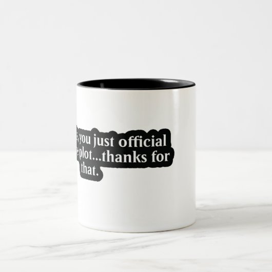 Bedankt voor het breken van de plot! DM Coffee Mok (Center)