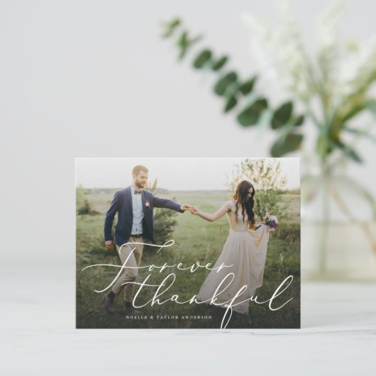 Bedankt voor het Briefkaart (Staand voorkant)