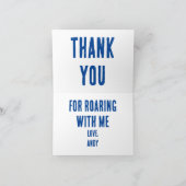 Bedankt voor het brullen met mij (Binnen)