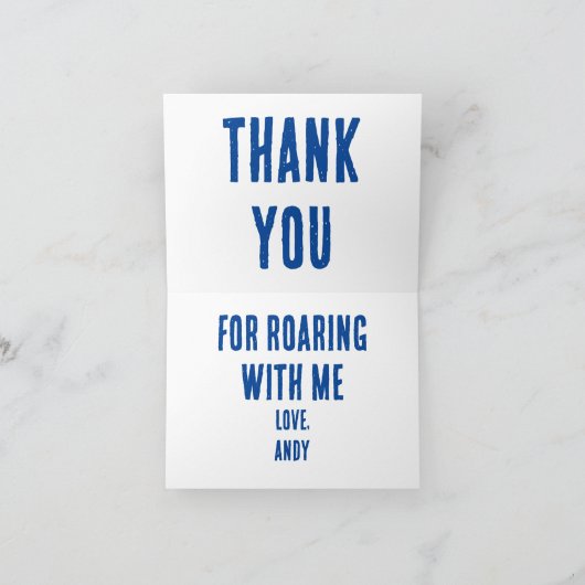 Bedankt voor het brullen met mij (Binnen)